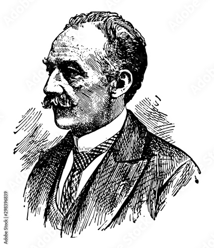 Thomas Hardy, vintage illustration