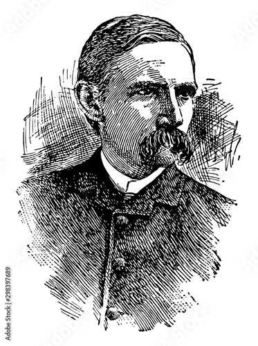 William L. Wilson, vintage illustration