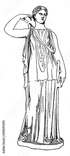 Artemis vintage illustration.