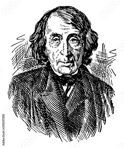 Roger Brooke Taney, vintage illustration