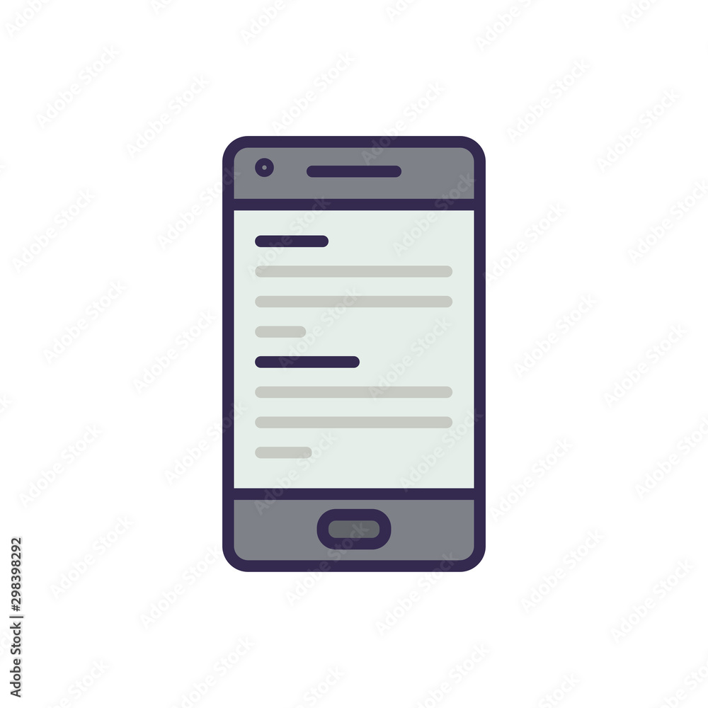 electronic book in smartphone icon electronic book in smartphone icon