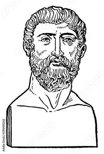 Alcibiades, vintage illustration