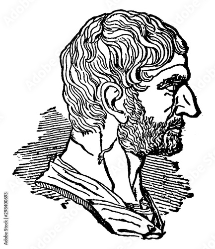 Brutus, Marcus Junius, vintage illustration
