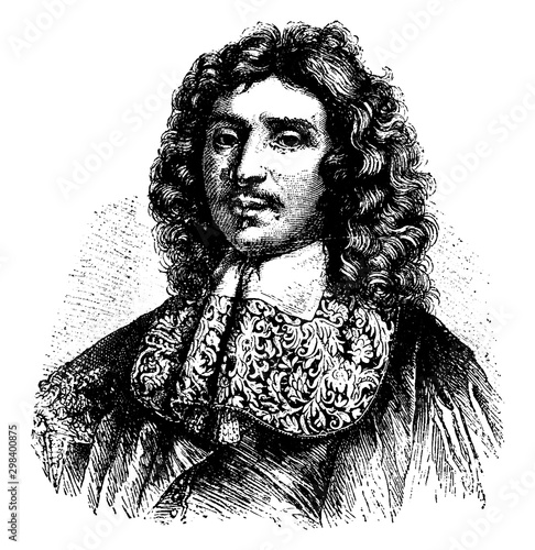 Colbert, vintage illustration