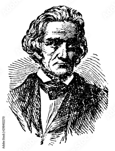 John Caldwell Calhoun, vintage illustration
