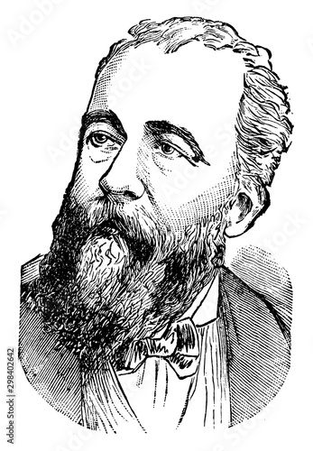 Henri Brisson, vintage illustration