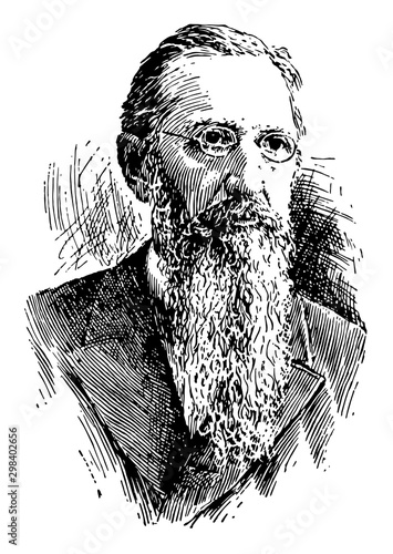 Joseph Fielding Smith, vintage illustration