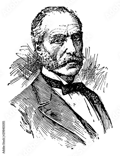 Goldwin Smith, vintage illustration