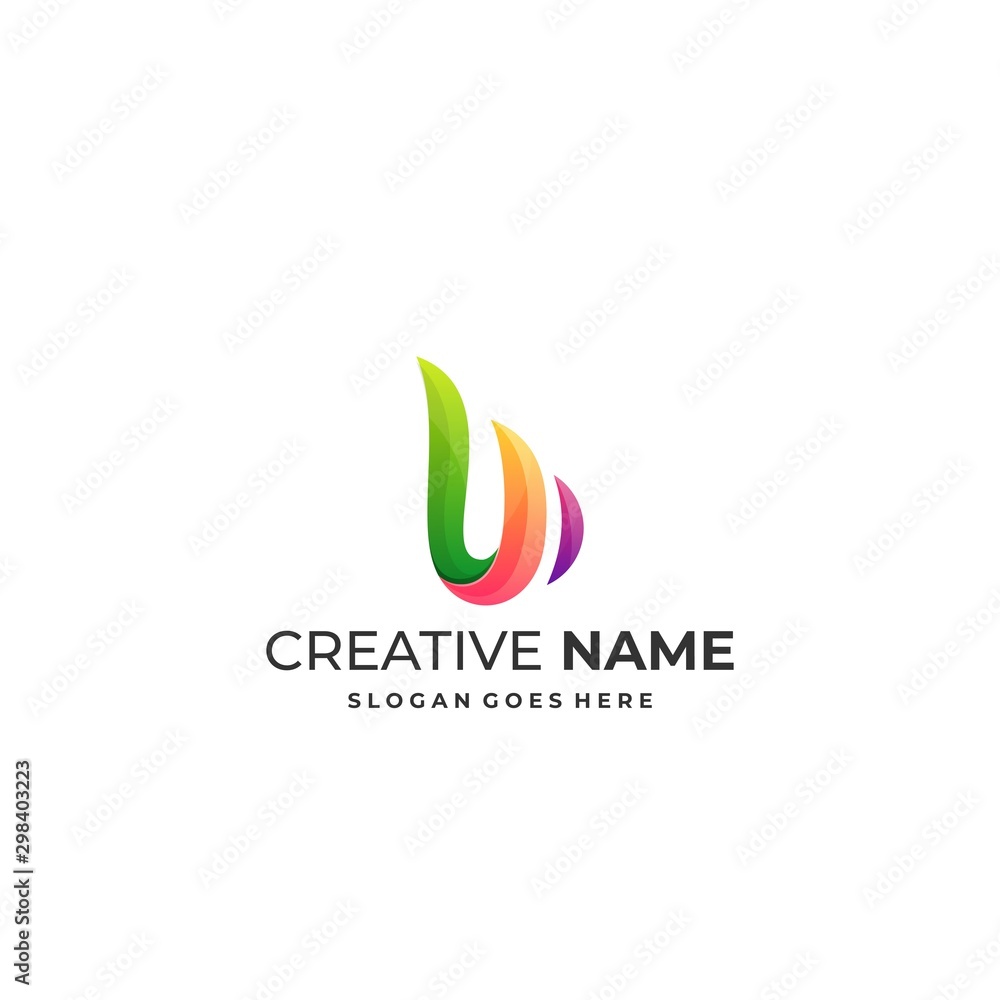 Abstract Letter W illustration vector Design template Abstract Letter W illustration vector Design template