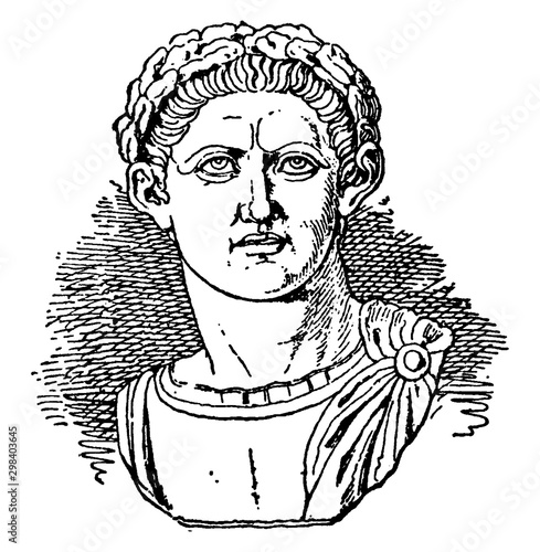 Constantine, vintage illustration