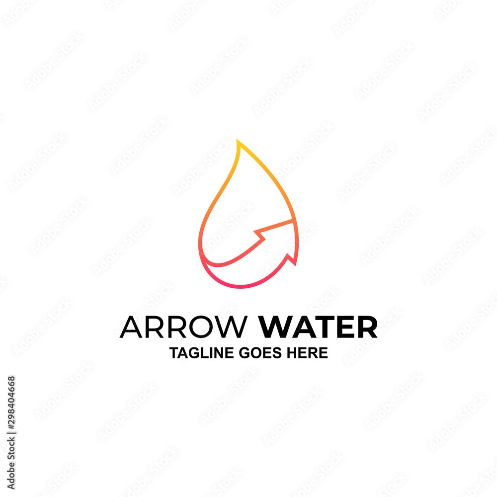 Polygonal Water Drops and Arrows. Water repellent material. design vector illustration Polygonal Water Drops and Arrows. Water repellent material. design vector illustration