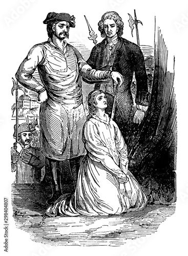 Marie Antoinette, vintage illustration
