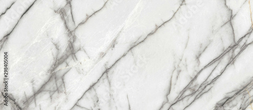 White Satvario Marble Texture Background With Curly Grey Colored Veins, It Can Be Used For Interior-Exterior Home Decoration and Ceramic Decorative Tile Surface, Wallpaper, Architectural Slab.