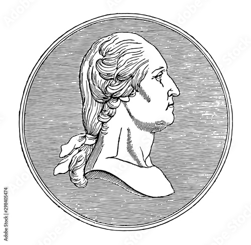 George Washington, vintage illustration