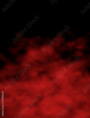 Abstract red fog texture. Red fog brush