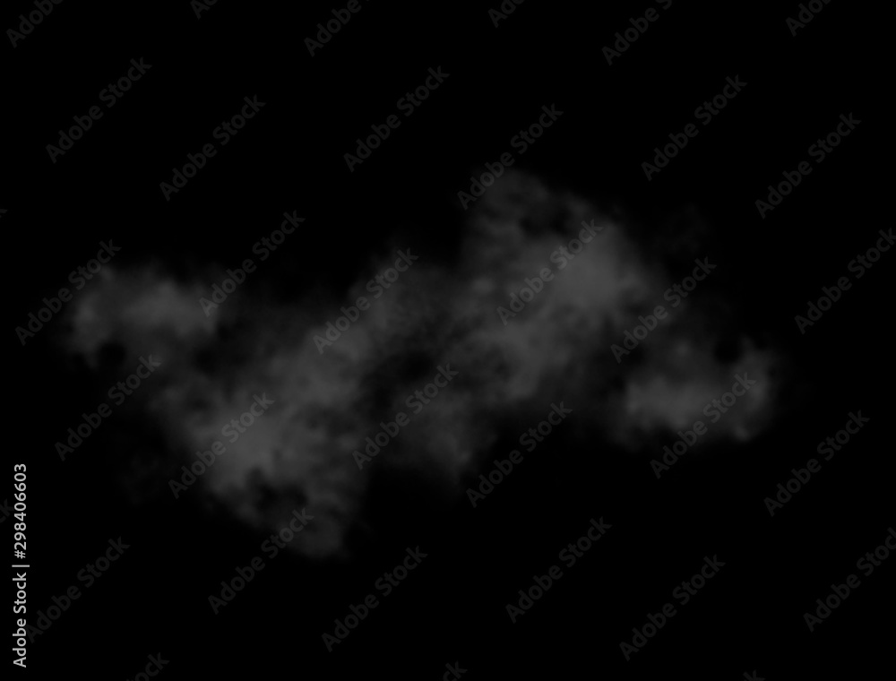 White smoke texture. Smoke brush