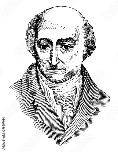Baron vom Stein, vintage illustration