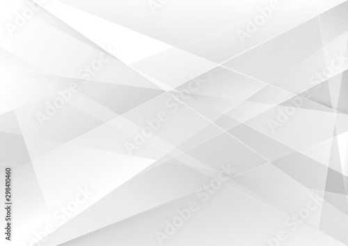 White and grey background. Corporate technology modern design. Pattern style geometric. Abstract modern background used about technology or product presentation backdrop. Vector illustration.