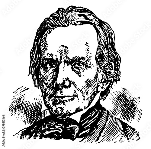 Henry Clay, vintage illustration