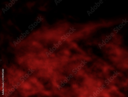 Red fog on black background. Red fog texture © Александр Ковалёв
