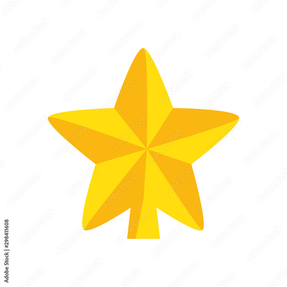 star decoration christmas isolated icon vector illustration design star decoration christmas isolated icon vector illustration design