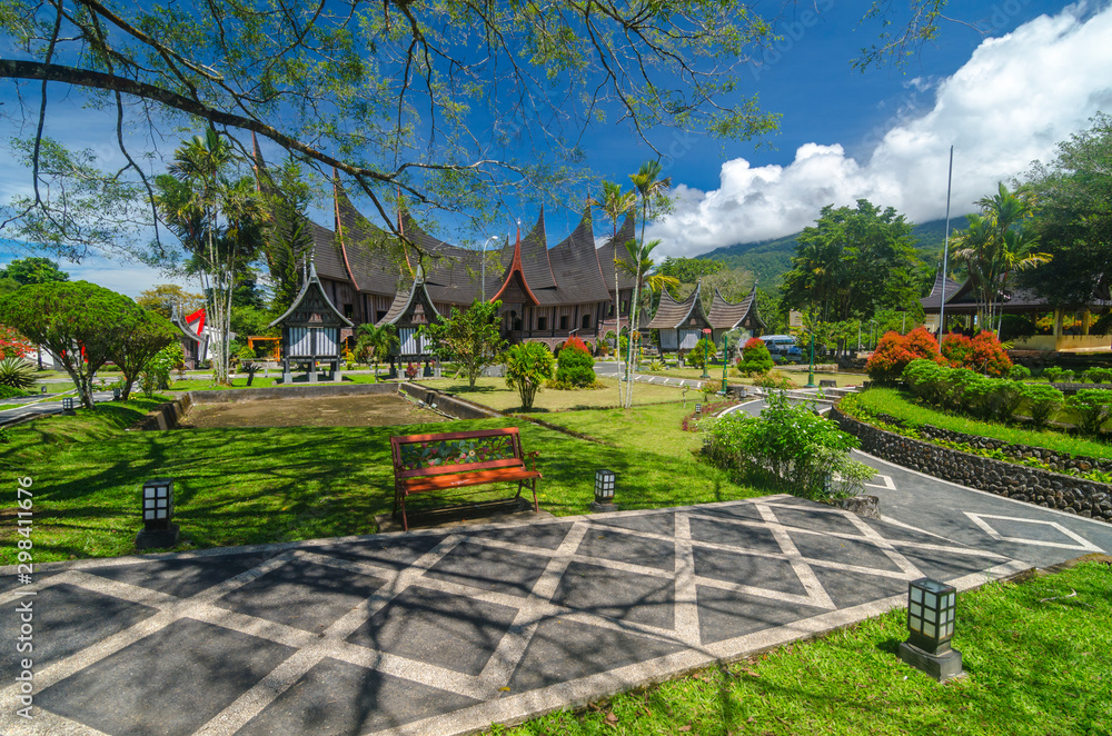 traditonal house minangkabau