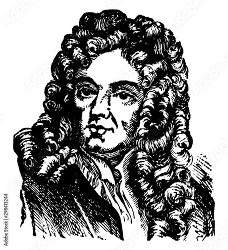 Joseph Addison, vintage illustration