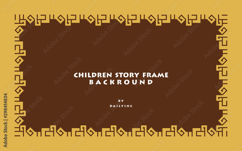 Children's Stories Frame Background, Kids template