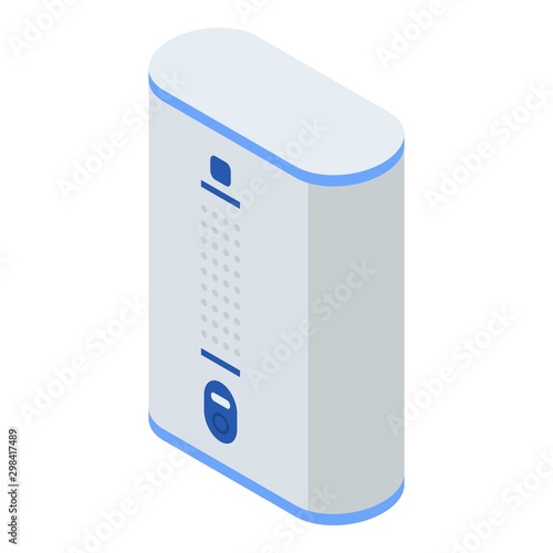 Air purifier icon. Isometric of air purifier vector icon for web design isolated on white background