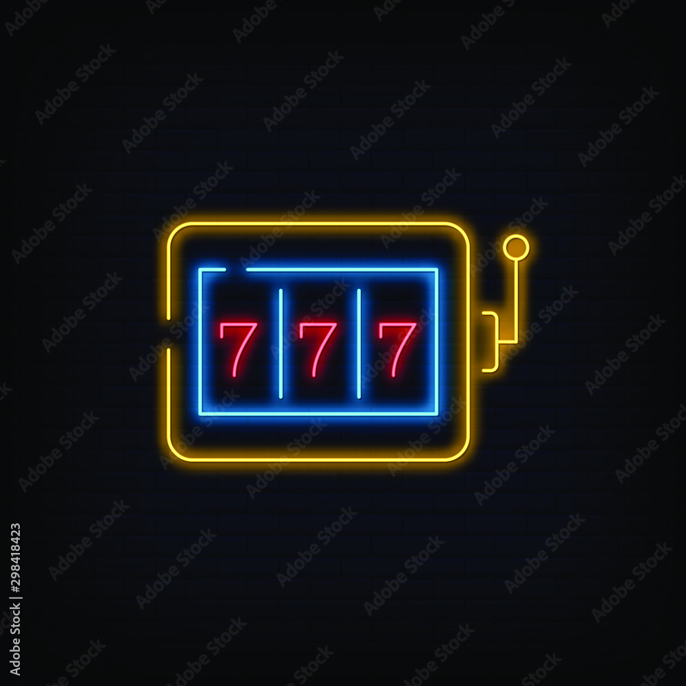 Poker Online Neon Signs Style Text vector Poker Online Neon Signs Style Text vector