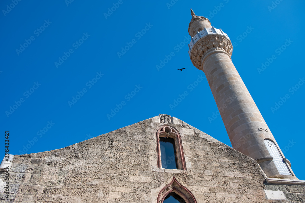 Kizilhisarli Mustafa Pasa Mosque in Bodrum Castle, Turkey.