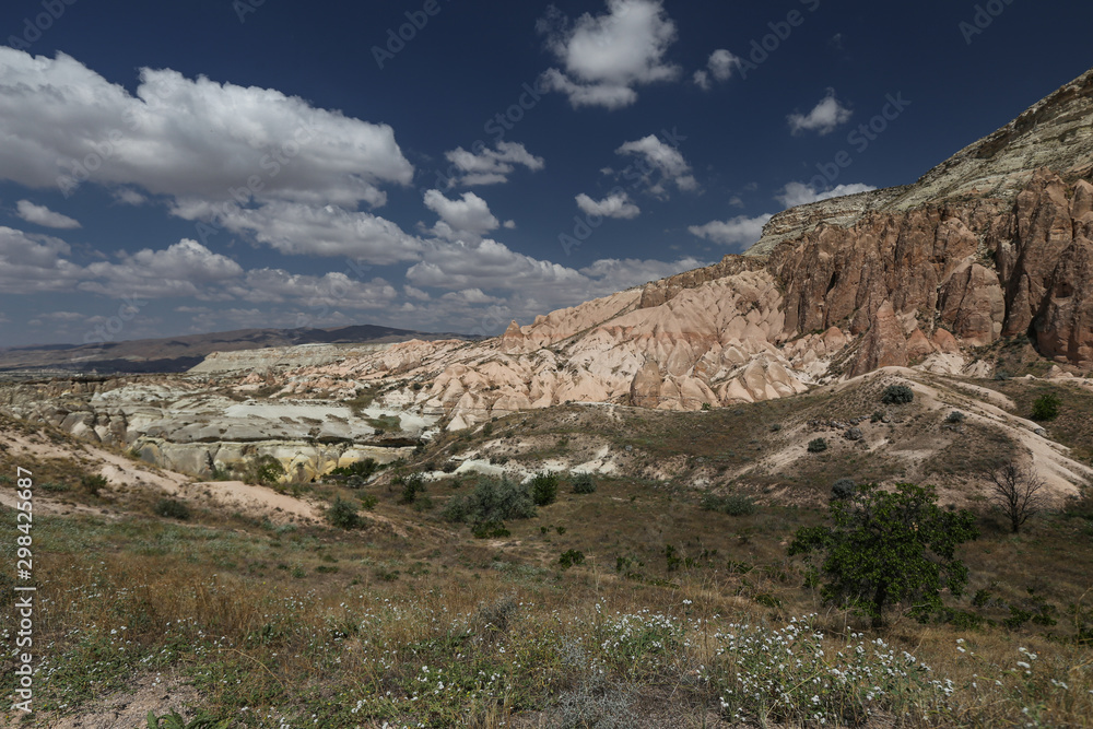 Rose Valley in Cavusin Village, Cappadocia, Nevsehir, Turkey