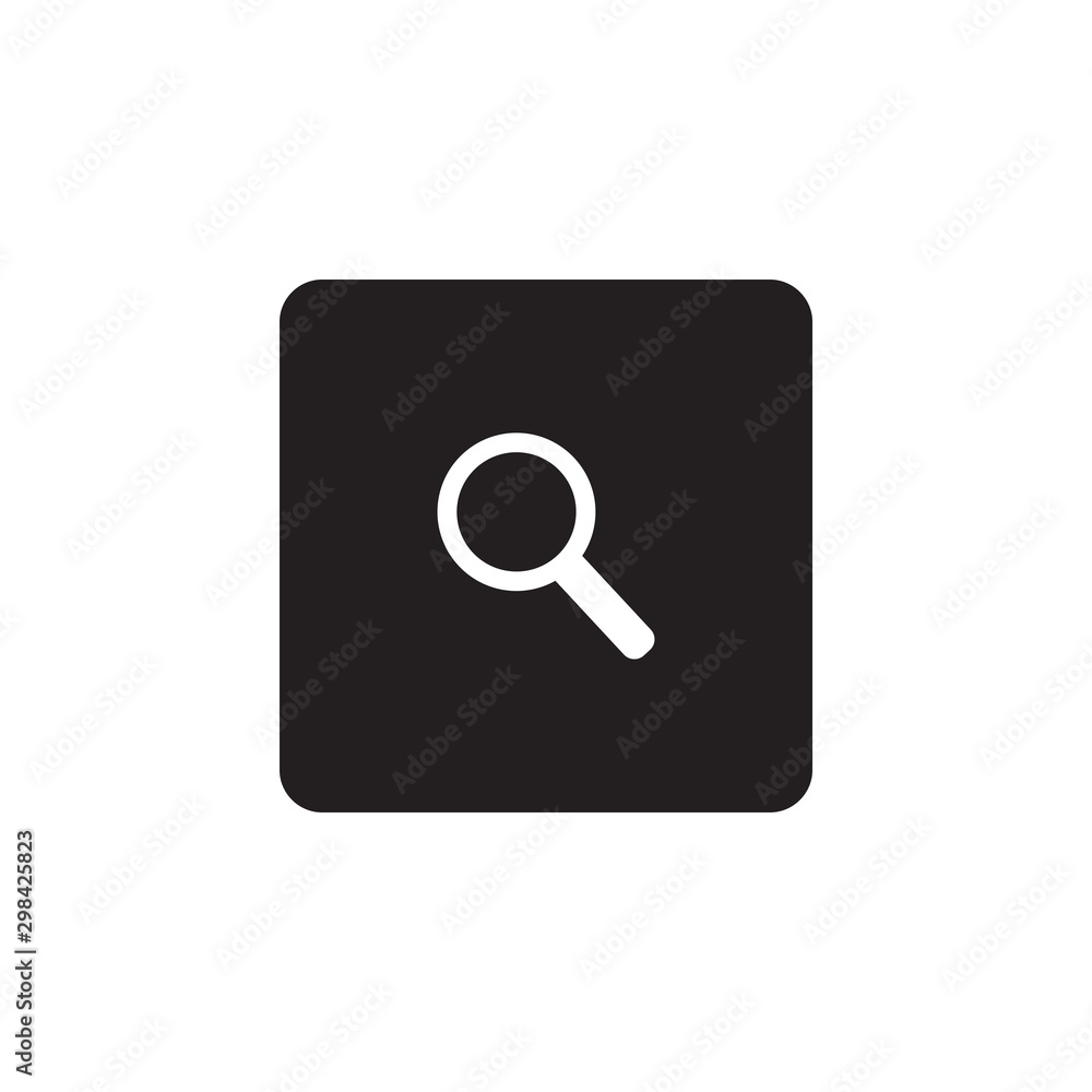 Magnifying glass, search icon symbol vector Magnifying glass, search icon symbol vector