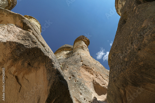 Rock Formations in Pasabag Monks Valley, Cappadocia, Nevsehir, Turkey