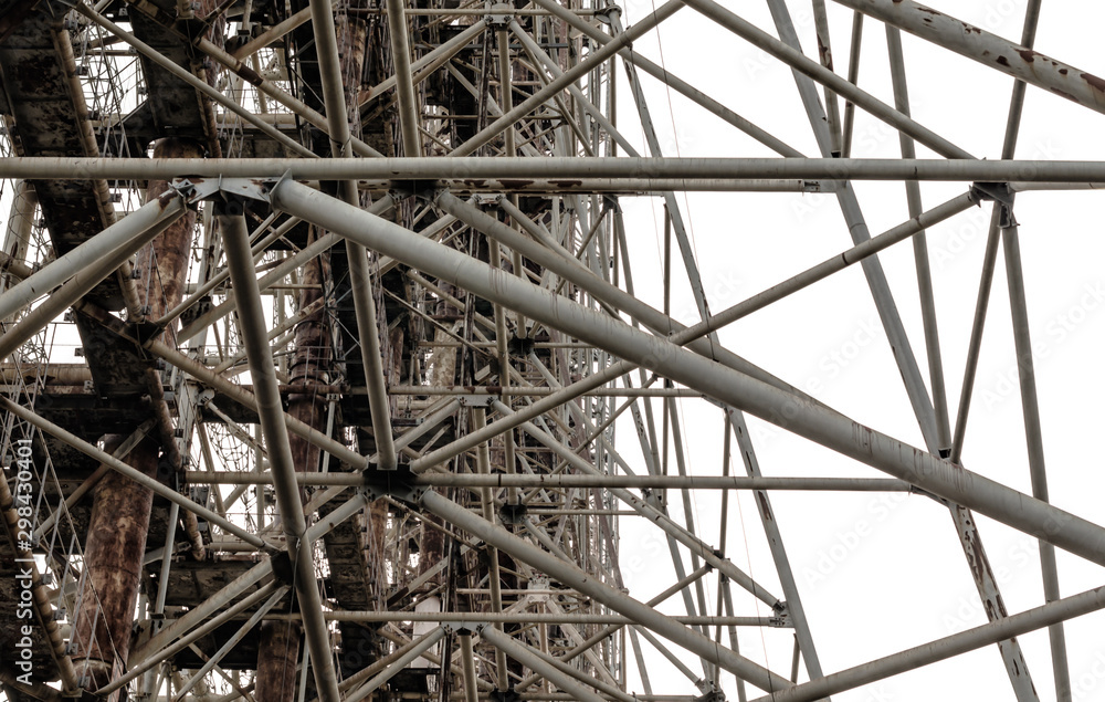 abstract high army antenna pattern in Chernobyl Ukraine abstract high army antenna pattern in Chernobyl Ukraine