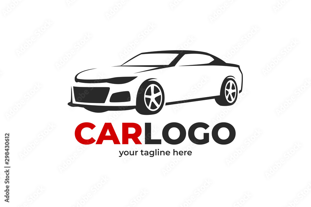 sport car logo design vector