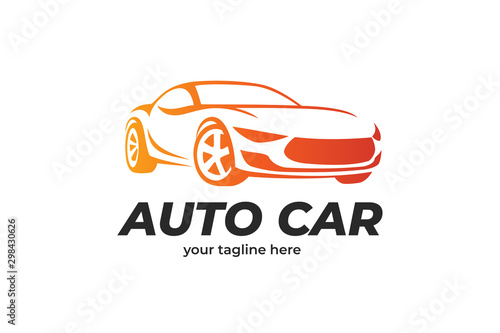 sport car logo design vector
