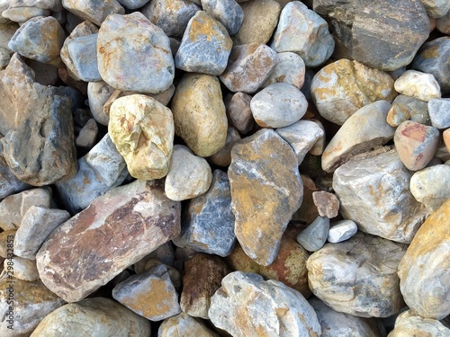 huge pile of rocks and stones. Texture background