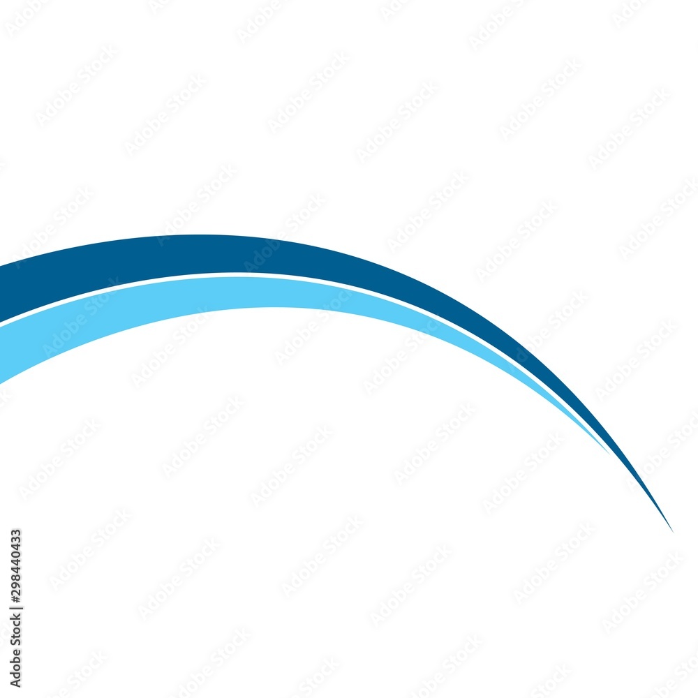 Wave line vector concept illustration design Wave line vector concept illustration design