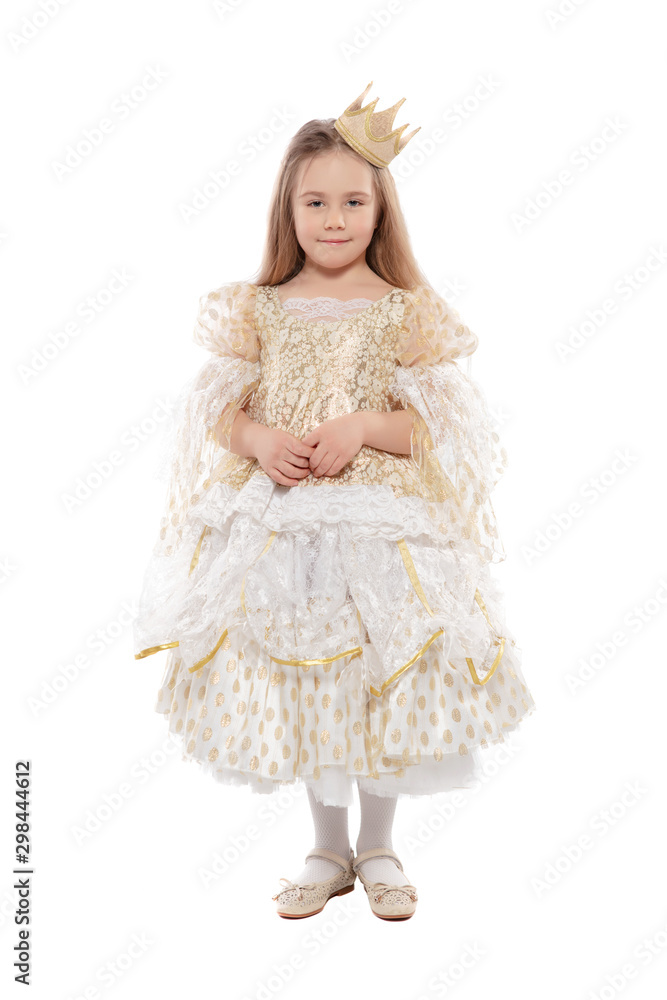 Little beautiful blonde girl in a princess costume Little beautiful blonde girl in a princess costume