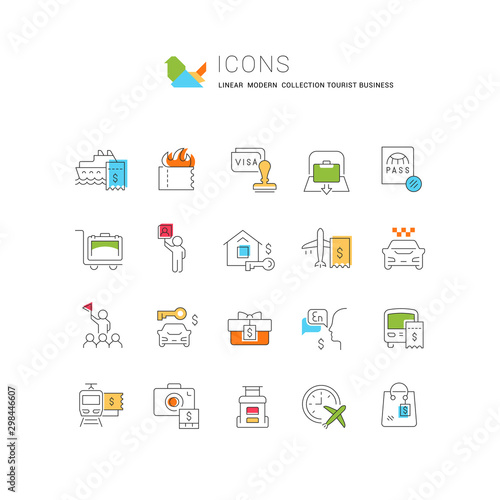 Linear Modern Collection Tourist Business
