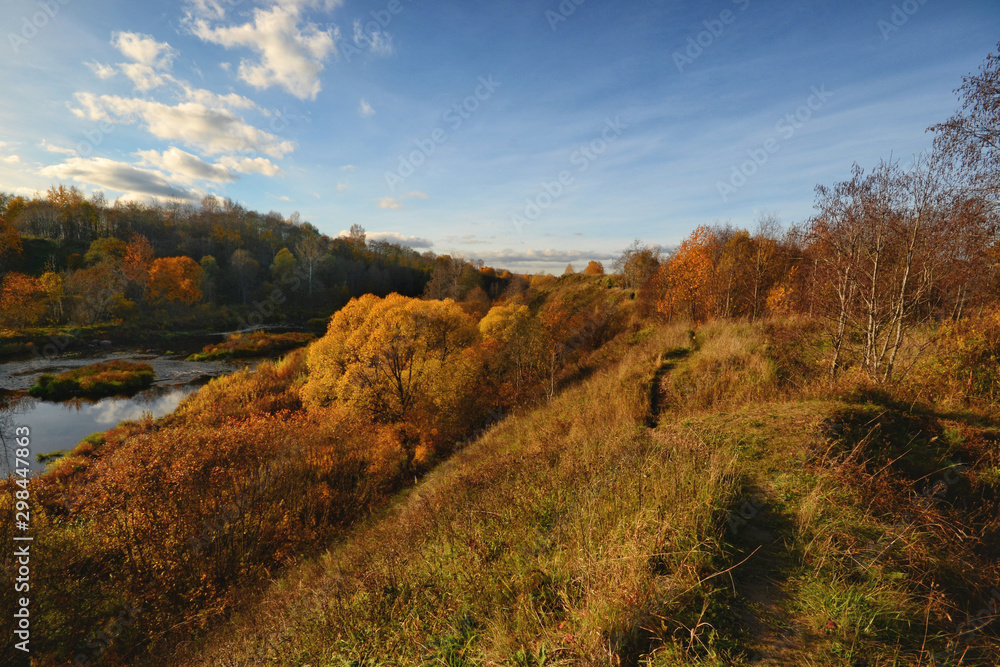Tosna river in the Leningrad region Tosna river in the Leningrad region