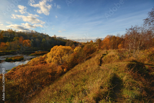 Tosna river in the Leningrad region