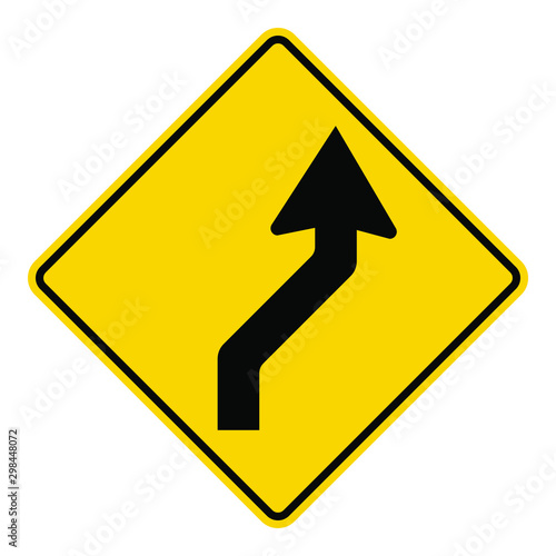 Free Download Traffic road signs yellow black diamond label - GFXLoad