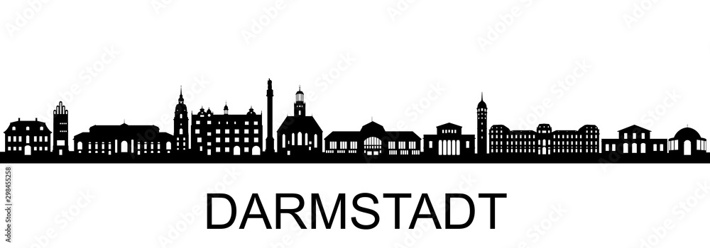 Darmstadt, Skyline