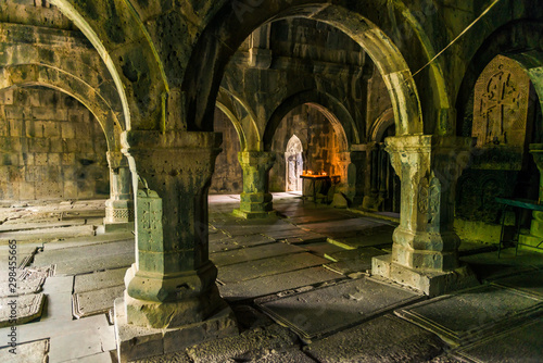 Landmark and heritage of Armenia - Sanahin Monastery, architecture inside