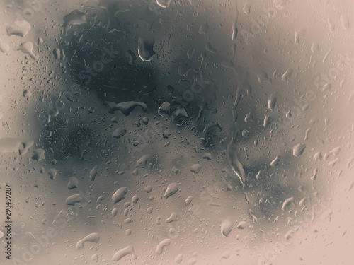 droplet on car window