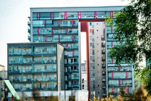 house hammarby sjöstad stockholm sweden photo