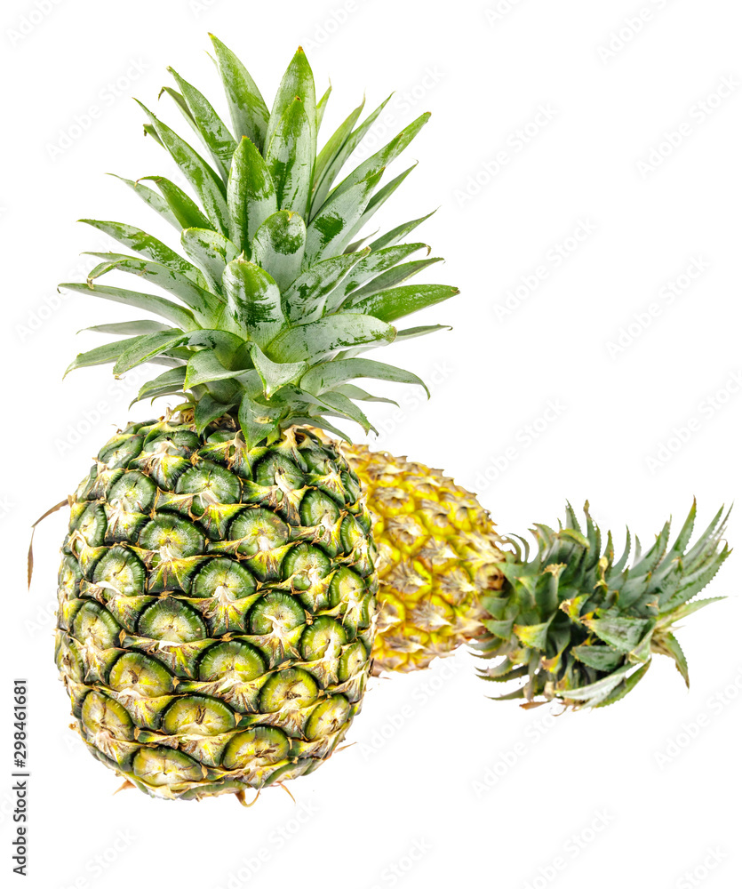 Obraz premium pineapple on white background