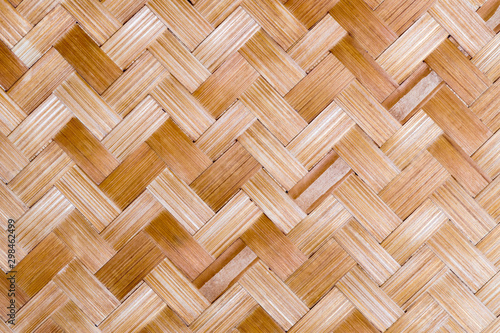 texture background of bamboo basketry bamboo weave pattern woven pattern of bamboo